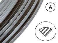 Сварочный пруток ПП серо-бежевый (профиль А) Сварочный пруток ПП серо-бежевый (профиль А)