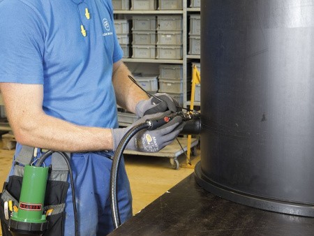 Ручной аппарат горячего воздуха LABOR S (Лабор S) с соединительным блоком - применение Ручной аппарат горячего воздуха LABOR S (Лабор S) с соединительным блоком - применение