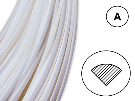 Сварочный пруток ПЭНД белый (профиль А) Сварочный пруток ПЭНД белый (профиль А)